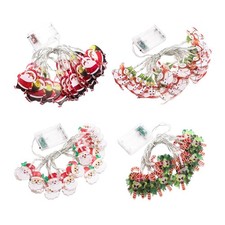 Guirlandes lumineuses de noël, lumière d'ambiance pour murs, vacances,