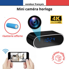 Caméra horloge WiFi 4K HD