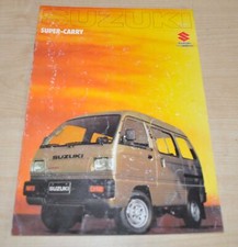 Suzuki Super Carry Van Truck Brochure Prospekt DE