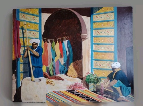 Belle grande peinture sur - belle,