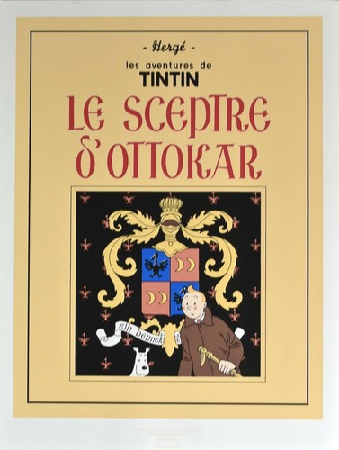 Hergé tintin serigraphie - hergÉ, .