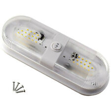Rv LED Plafond Double Dôme Intérieur Léger Camper Motorhome Éclairage Luminaire