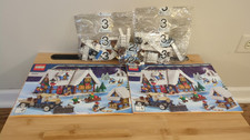 LEGO Creator Expert: Winter Village Cottage (10229) Manuals #1 & #2 Plus 3 Bags