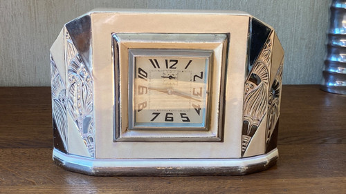 Ancienne pendule faience - pendule,