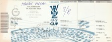 GALATASARAY  AUSTRIA WIEN   FOOTBALL MATCH TICKET - 19 DECEMBER 2007