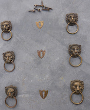 6 anneaux lions ancien