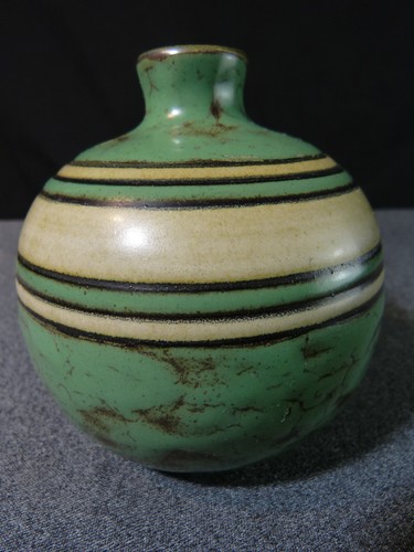 Vase boule ancien - art, en