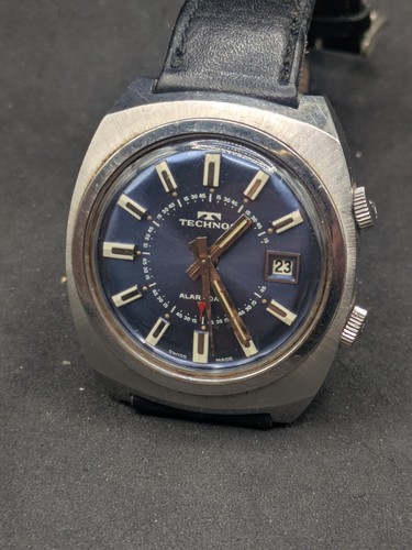 Technos alarm date vintage - technos,
