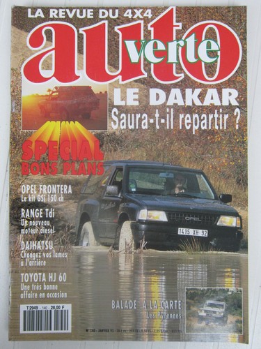 Auto verte 4x4 - n°, 140