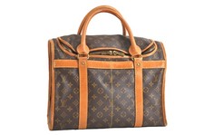 Authentic Louis Vuitton Monogram Sac Chaussures 40 Boston Bag M41924 LV 2630N