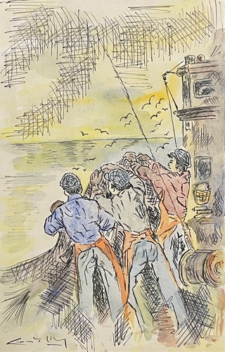 Pêche chalut bateau marin - bateau,