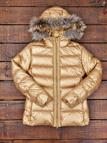Doudoune moncler dorée - doudoune, à