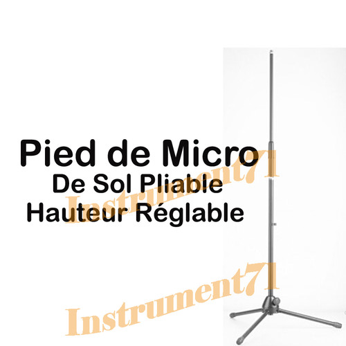 Pied micro sol droit - de, de