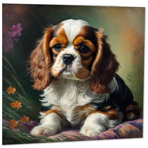 Carte vœux cavalier king - carte,