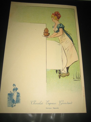 Ancien menu illustre par - menu,