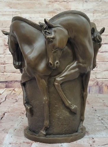 Art deco nouveau horsed vase - deco,