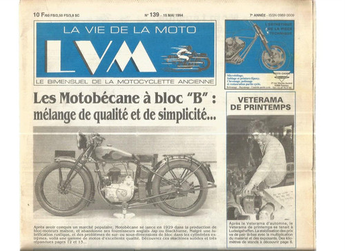 Vie moto n 139 - la, de