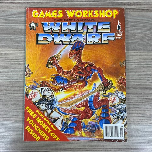 White dwarf issue 162 magazine - white,