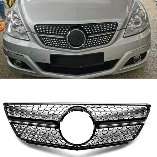 Calandre diamant noire chrome - diamant,