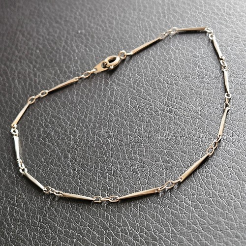 Bracelet fin maille segments