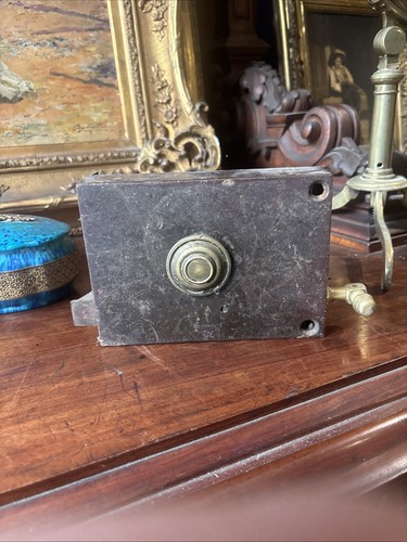 Ancienne serrure fer forgé - fer,