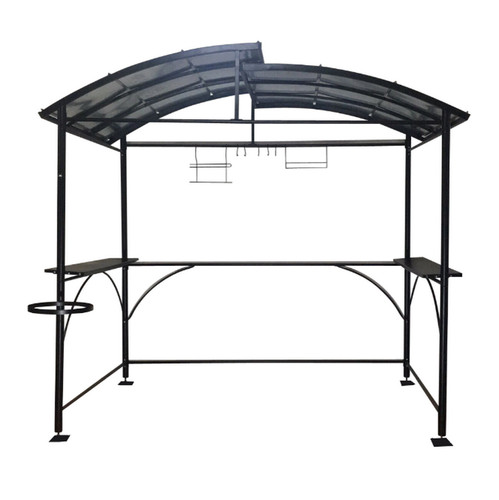 Habrita carport barbecue - barbecue, à