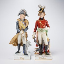 Antique Dresden Napoleonic French Revolution Porcelain Soldier Lot Iris Apfel