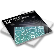 12 Pouces Pochette Vinyle 33 Tours Extérieur 50 x Pochette Plastique Disque V...