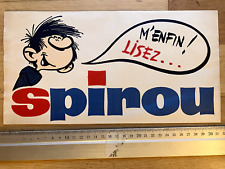 Franquin - Gaston Lagaffe - Rarissime chapeau plage caravane Spirou (circa 1960)