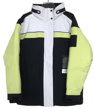 Ski-Doo Womens Typha X KANUK Jacket Size Large Hi-Vis Yellow White Snowmobiling