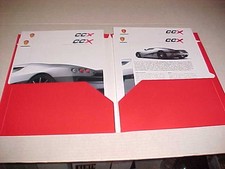 KOENIGSEGG CCX, brochure sheets 4 ORIGINALS in folder