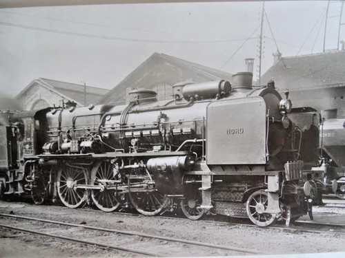 Carte photo cpa train - carte,