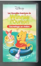 WINNIE L'OURSON - SAUVETAGE EN RIVIÈRE - DISNEY - CASSETTE VIDEO VHS - BON ÉTAT