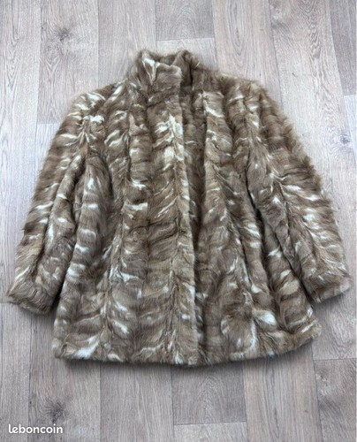 Manteau fourrure véritable - fourrure,