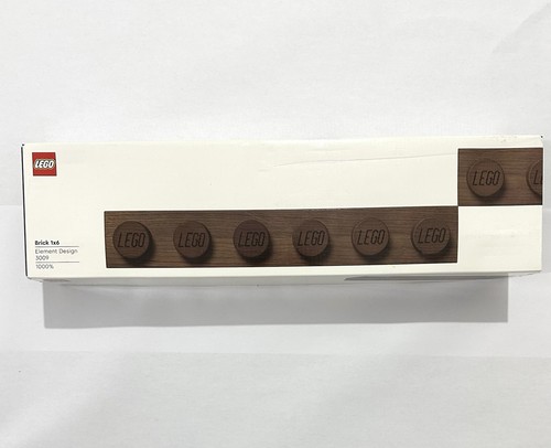 Lego brick 1x6 wall shelf - brick,