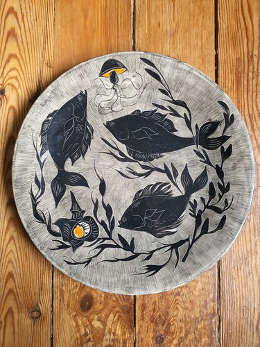 Assiette décorative thème