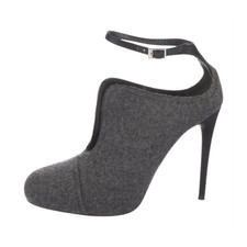 DSQUARED2 Gray Wool Leather