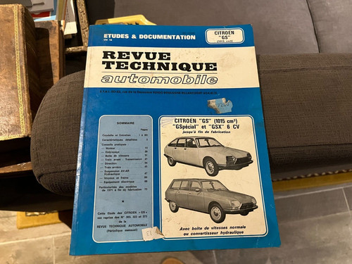 Rta revue technique citroën - technique,