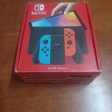 Nintendo Switch OLED Model Neon Console Used Very Good Condition Priced To Sell
