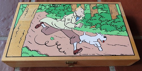 Tintin jeu cubes coursedans - tintin,