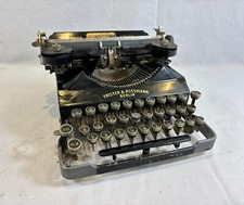 Antique 1920s Senta 3 Bank Typewriter Typewriter