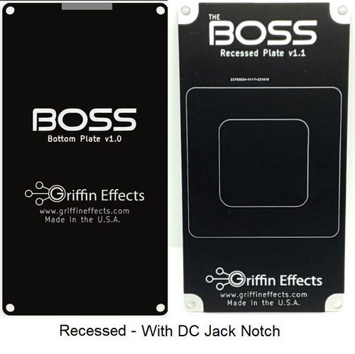 Boss recessed notch pedal - w,