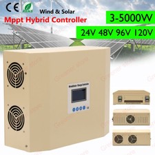 3KW/5KW Hybrid Wind Solar Charge Controller MPPT Battery Regulator 24/48/96/120V