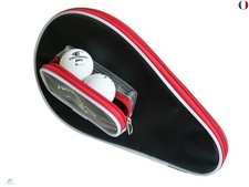 Cornilleau - Housse de Raquette Safe avec Rangement balles - Durable et éranche 