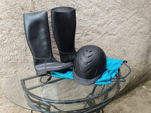 Bottes cavalières noires - , +