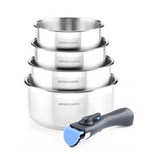 Batterie De Cuisine Inox 5 Pcs