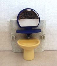 LAVABO MARRON ET BLEU IPOUR