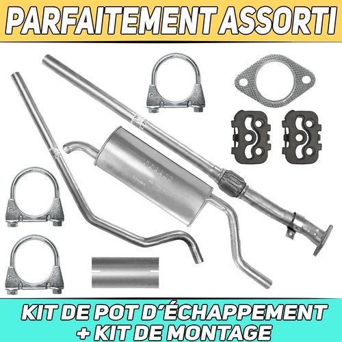 Kit pot échappement - kit,