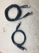 Rean Micro XLR T3FC-B Mini 3-pin Shure Female Plug AKG Wireless Beltpack Cable