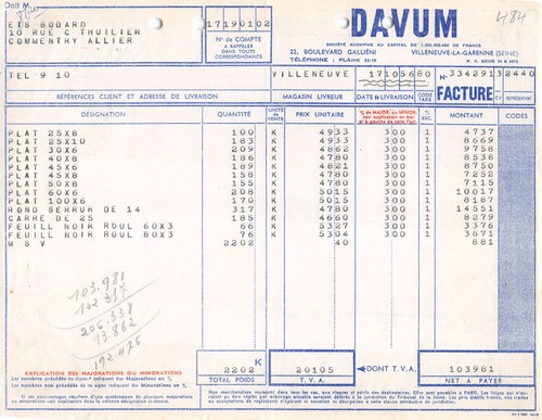 1956 davum villeneuve la - davum, a